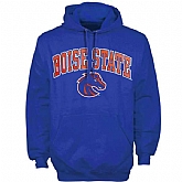 Men's Boise State Broncos Arch Over Logo Hoodie - Royal,baseball caps,new era cap wholesale,wholesale hats